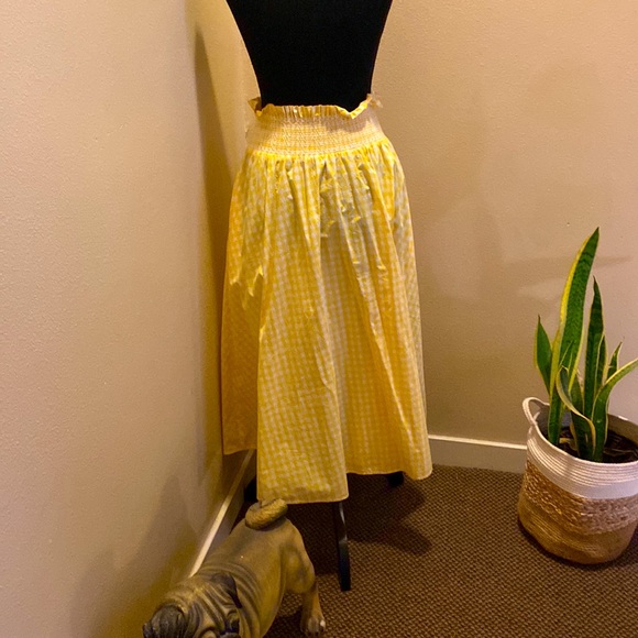 Zara Yellow Skirt - Picture 4 of 6